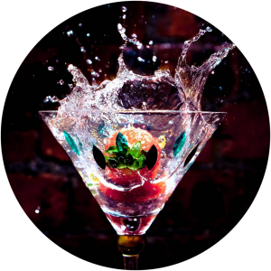 Cocktail Glass Splash