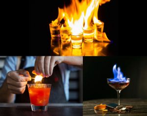 Cocktails on Fire